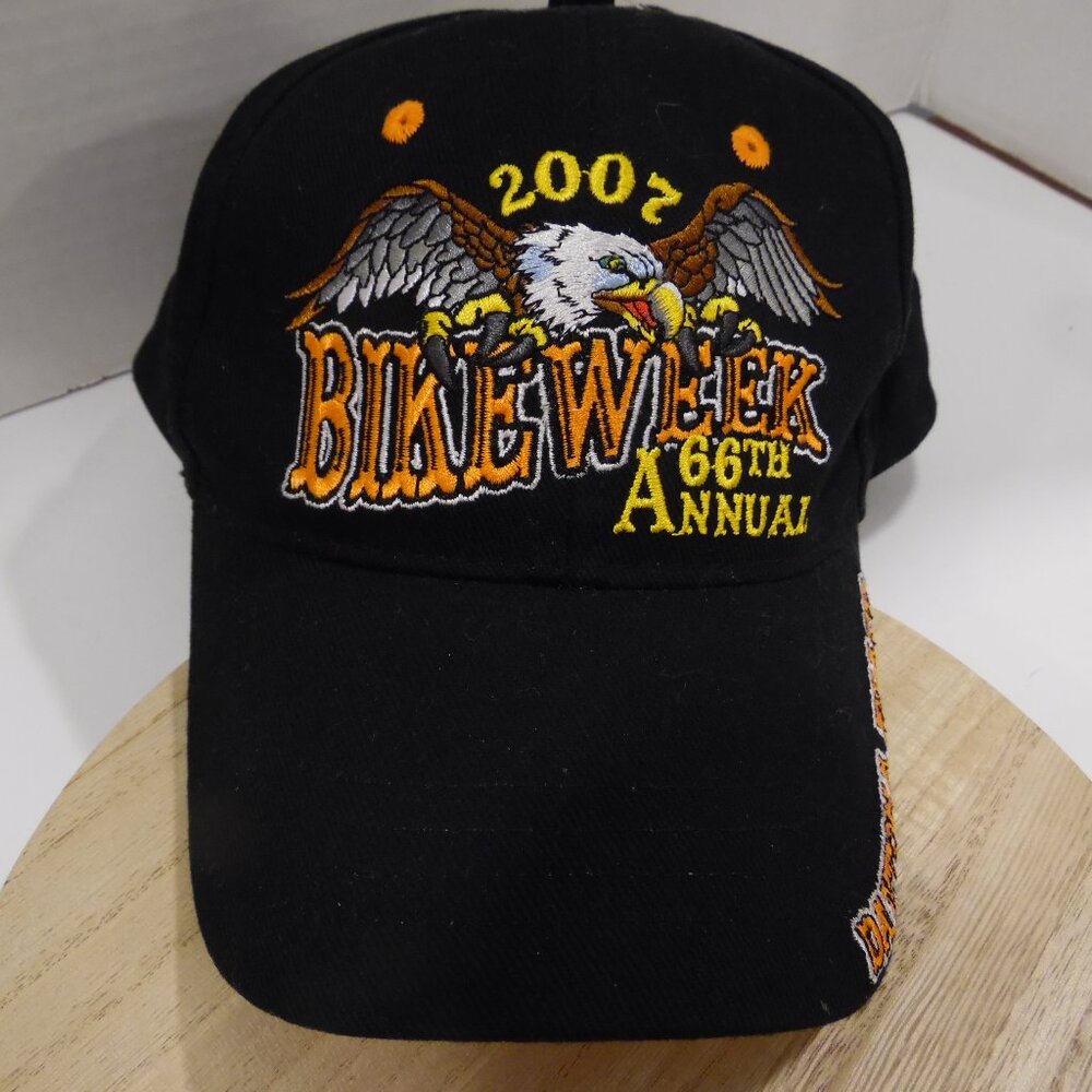 Bike Week Adult Hat Daytona Beach 2007 Bike Week Vel-cro adjustable closure